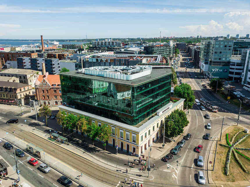Metro Plaza building on Viru square, Tallinn